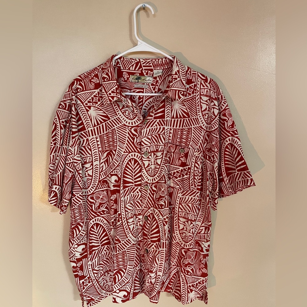 Joe Marlin Hawaiian button up shirt